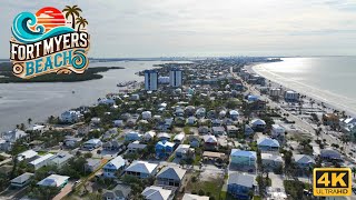 Fort Myers Beach Today Live Cam Aerial Drone Footage 4K HD 1/3/25