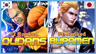 Tekken 8 ▰ Buppamen (#1 Ranked Steve Fox) Vs Qudans (#2 Ranked Heihachi) ▰ Ranked Matches