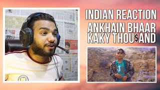 Indian Reaction on Kaky Thou$and " Ankhain Bhaar " Prod by AJ Major : Directed by Qbaloch Qb | TCRH