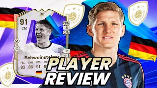 4⭐5⭐ 91 FC PRO OPEN CHAMPION ICON SCHWEINSTEIGER SBC PLAYER REVIEW! FC 25 ULTIMATE TEAM