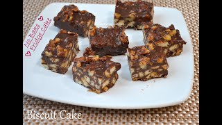 No Bake Biscuit Fridge Cake - Lockdown Recipe - No Oven