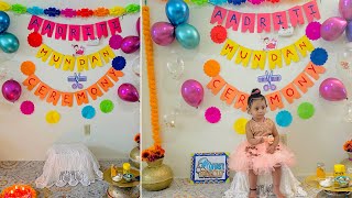 Mundan ceremony || diy decorations