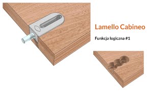 Lamello Cabineo 12 hafele 267.91.252 + WOODLAB. Metodyka wstawiania oraz logiczna funkcja #1