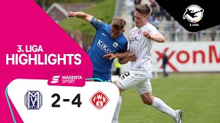 SV Meppen - FC Würzburger Kickers | Highlights 3. Liga 21/22