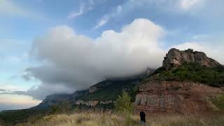 sunset timelapse in Montserrat, Barcelona