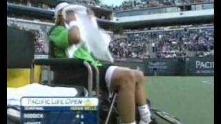 Lleyton Hewitt vs. Andy Roddick (Indian Wells 2005 - Semifinal) 1/2