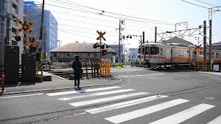 東海道本線【No.225】波止場踏切・通過・走行映像　静岡県静岡市清水区　JR東海