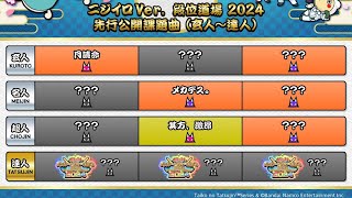 段位道場最終予想（玄人～達人）確定後　9/15　※３曲目は表譜面