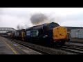 37603 and 37409 departs bridgwater with 6m67 on 10th april 2013