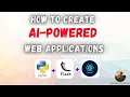 How to build and deploy AI Powered Web App using Python, Flask, waitress and React