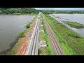 wap1 from diesel loco shed erode cruising solo over kodoor river bridge muttambalam kerala