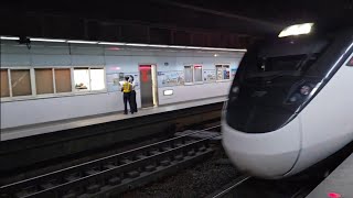 434次樹林發車經由南迴線開往新左營的EMU3000型十二輛編組EMU3016皮蛋豆腐騰雲號紅色帶新城際自強號列車