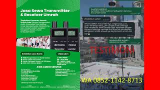 UPGRADE TRAVEL ANDA, WA 0852-1142-8713, Sewa Transmitter Umroh Melayani Area Jakarta