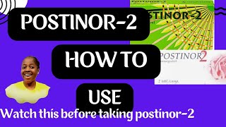 How do I use postinor-2?