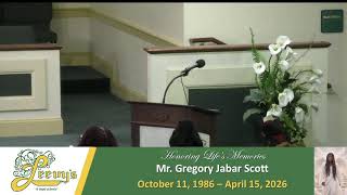 Mr. Gregory Jabar Scott