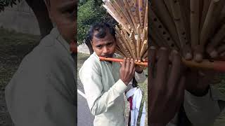 क्या मधुर बांसुरी बजाई है इस अद्भुत कलाकर ने। #shorts #flute #online #music