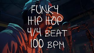 4/4 Drum Beat - 100 BPM - HIP HOP FUNKY