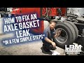 How to fix an axle seal leak - LRM