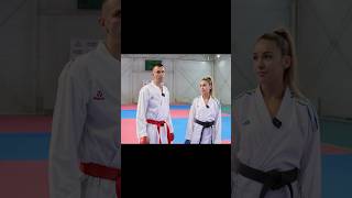 Secrets of Takedown Techniques in Karate Competition Anzhelika Terliuga \u0026 Valii Chobotar