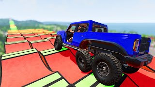 6x6 Ultimate Suspension Test BeamNG drive