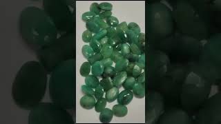 Natural Emerald faceted stone 100 % natural Total wt 302 ct Pis 50/rs per ct #totaly