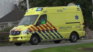 [Primeur] A1, WAS Ambulance 07-105 Arnhem naar verschillende meldingen