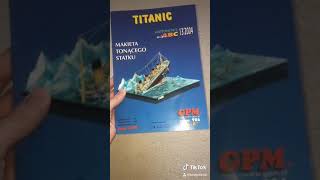 Sinking Titanic Papercraft Book