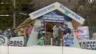Thomas Fogdoe wins slalom (Kranjska Gora 1992)