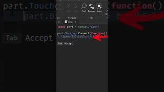 Explaining part.Touched #roblox #robloxstudio #robloxstudiotutorial