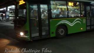 BMTC VAYU VAJRA  BIAL 12 AT SHANTINAGAR,BANGALORE ( VOLVO 8400 CITY BUS)