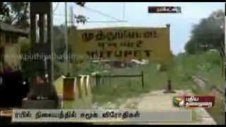 Anti-social elements takeover the railway station at Muthupet, Thiruvarur