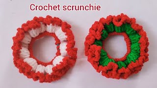 Crochet Scrunchie ခေါင်းစည်းကွင်း ထိုးနည်း