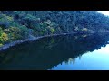 beautiful reflection oxbow reservoir rubicon river ca hd 4k drone video