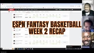 ESPN Fantasy Basketball *HARD N DA PAINT* Week 2 Recap  #nba #nbabasketball #nba2k24 #recap #review