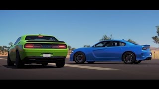 Forza Horizon 3 Drag Race (challenger Hellcat Vs. Charger Hellcat)