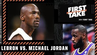 Stephen A. & Perk debate how players fear LeBron compared to Michael Jordan | First Take