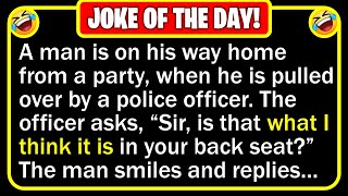 🤣 BEST JOKE OF THE DAY! - A man was on his way home from a party, when he was...