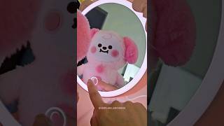 What a cute Mirror! Chimmy is so cute 😊✨️💜 #jimin #bts #temu #shorts