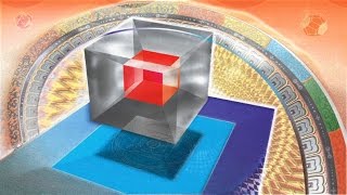 Tesseract – hypercube - symmetry, physics of reality illustrated