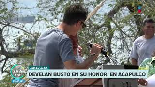 Develan busto en honor a Andrés García en Acapulco | Noticias con Francisco Zea