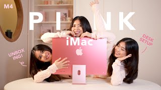 Upgrading to the Pink iMac M4 สีชมพูที่ถูกต้อง - Let's UNBOXING! 📦💖 | FAHFAHS