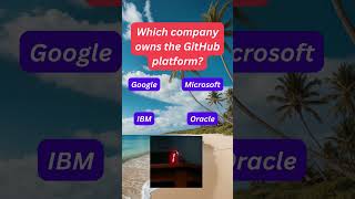 Which company owns the GitHub platform? #tech #youtubeshorts