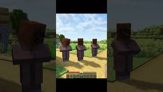 POV: Villager Chase Continues #minecraft #villager #grox