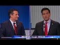 GOP Debate: Rubio and Cruz Clash on Records About Illegal Immigration
