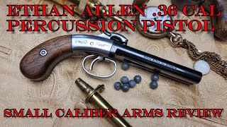 Ethan Allen  36Cal Percussion Pistol | Double barrel personal protection
