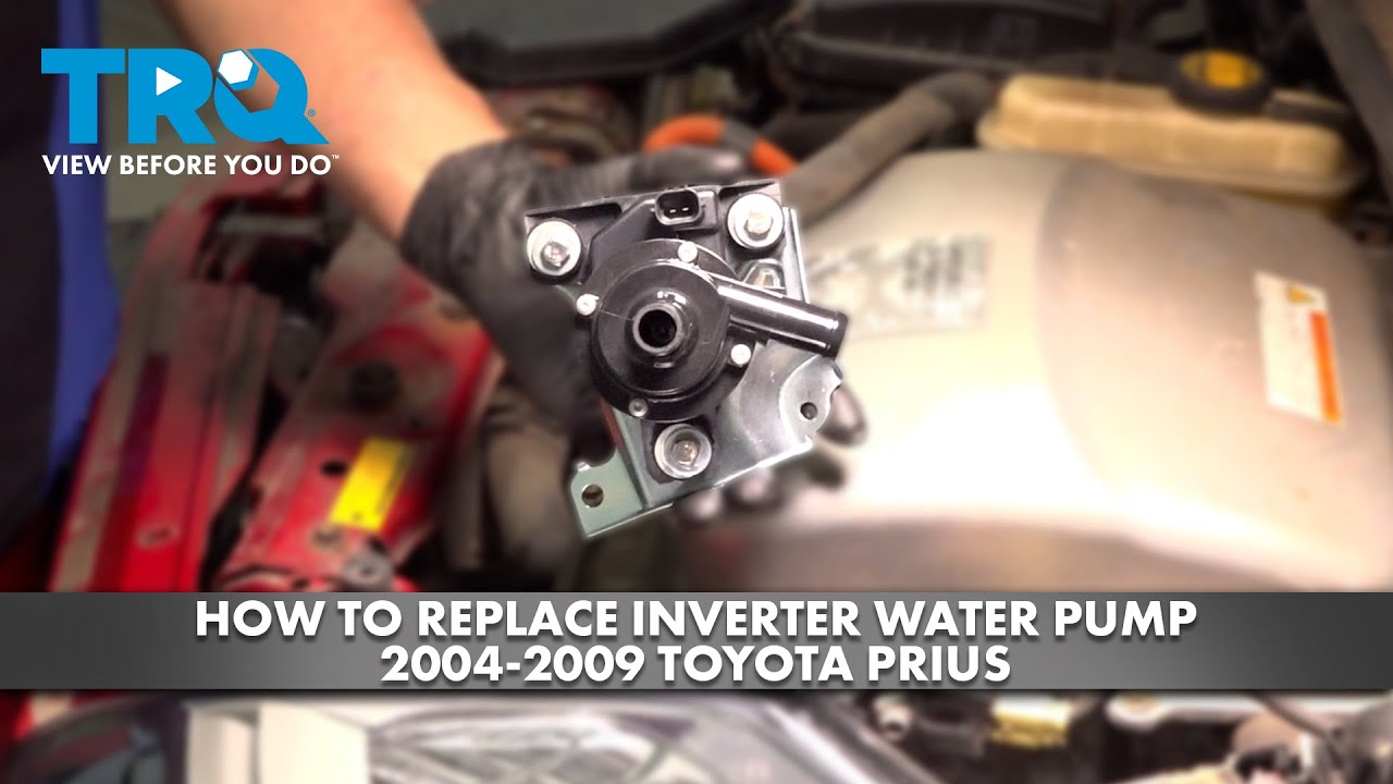 How To Replace Inverter Water Pump 2004 2009 Toyota Prius 1a Auto