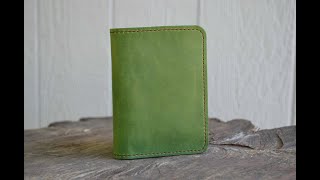 Making a Horween Leather Wallet