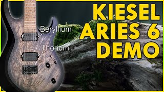 Kiesel Aries Guitar Demo (with a note about something to watch out for when ordering custom guitars)