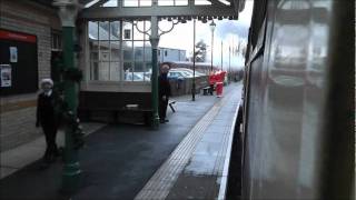 The Santa Special On The Weardale Railway With 0-6-0 Tank No 40 on 21st December 2011.wmv