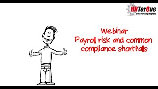 Webinar - Payroll risk and common compliance shortfalls - 26 Oct 2022